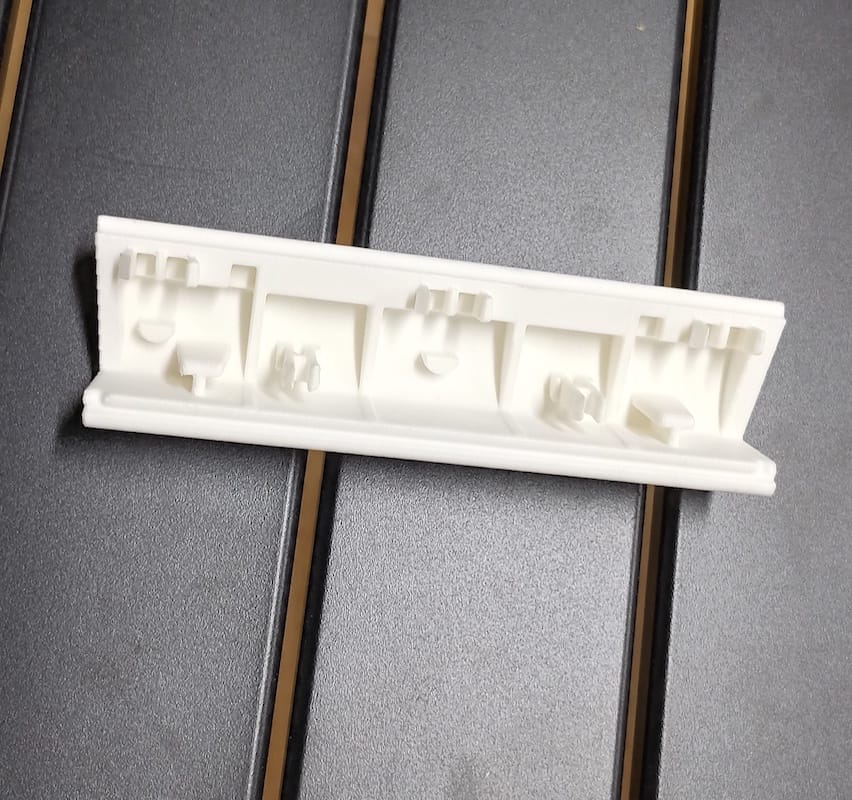 Готова деталь із PETG, надрукована за відтвореною CAD-моделлю