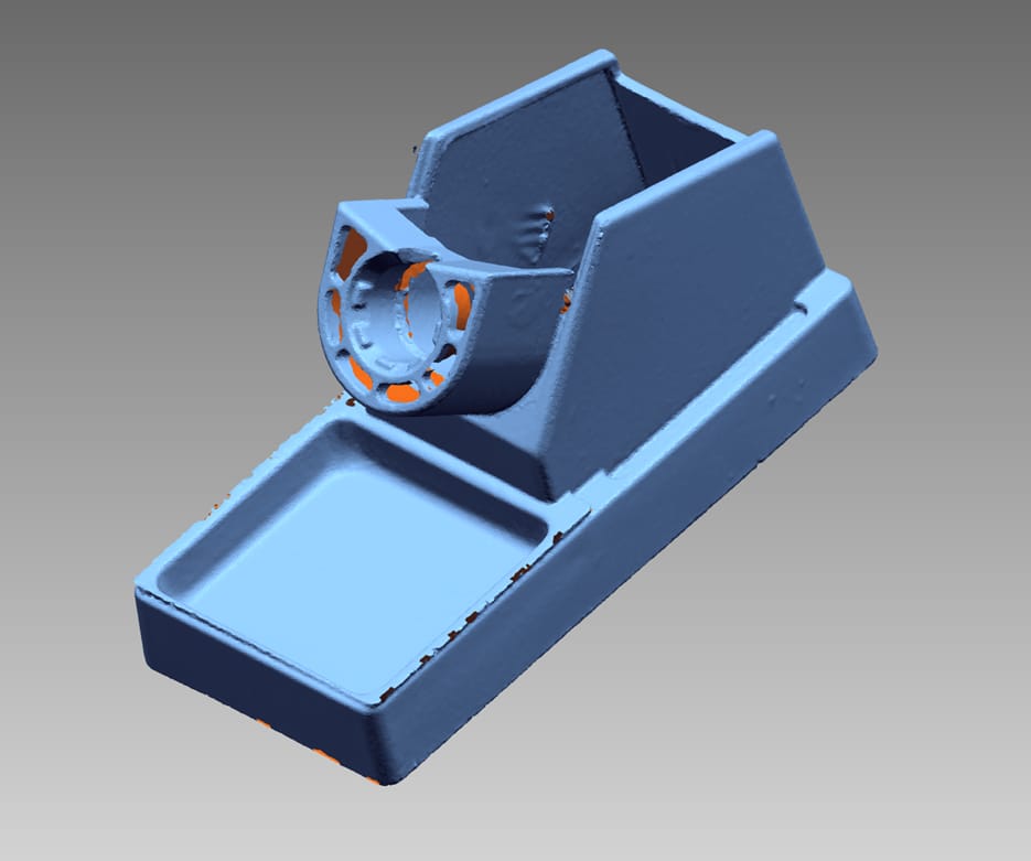 3D-скан підставки для паяльної станції — хмара точок